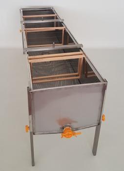Rechteckiger Entdeckelungstank, Edelstahl - 2000X510X395mm